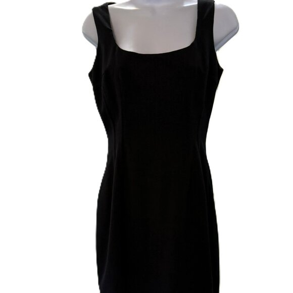 Dolce & Gabbana grey square neck virgin wool mini sheath dress Sz 44 US Sm/Med - Picture 5 of 12